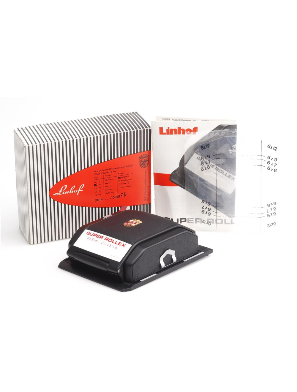 Linhof Super Rollex 6x9 ロールフィルムマガジン Linhof Super Rollex 6x9 Rollfilm Magazine Black 001523 | JO GEIER