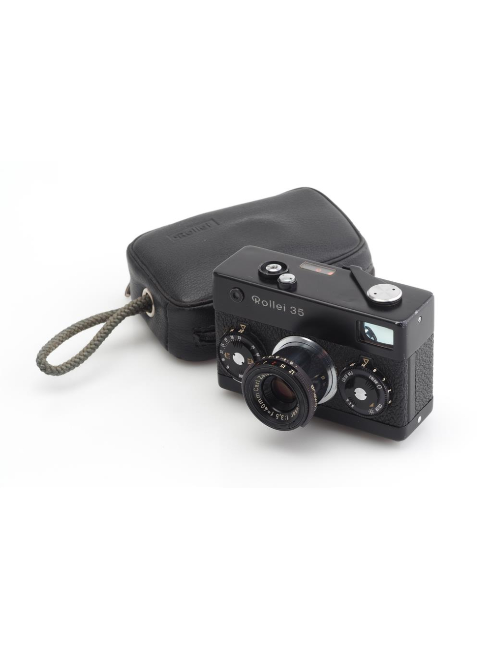 Rollei 35 Black w. Tessar 3.5/40mm & Case #3010692 Germany | JO GEIER