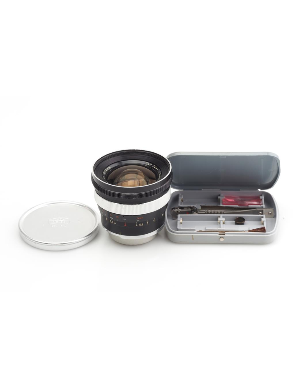 Contarex用 Carl Zeiss Distagon 18mm F4 Carl Zeiss Distagon 18mm F4 Contarex Mount con Tappi