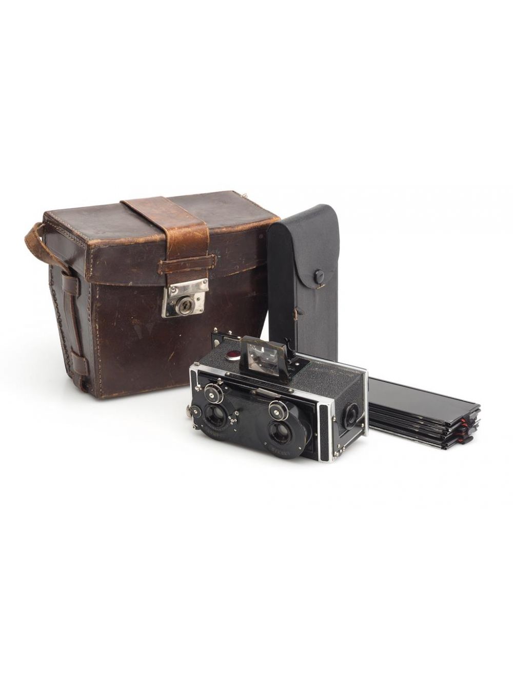 Appareil Photo Stéréo Rietzschel-Kosmo-Clack 45x107mm #107049 (Occasion, état Correct)