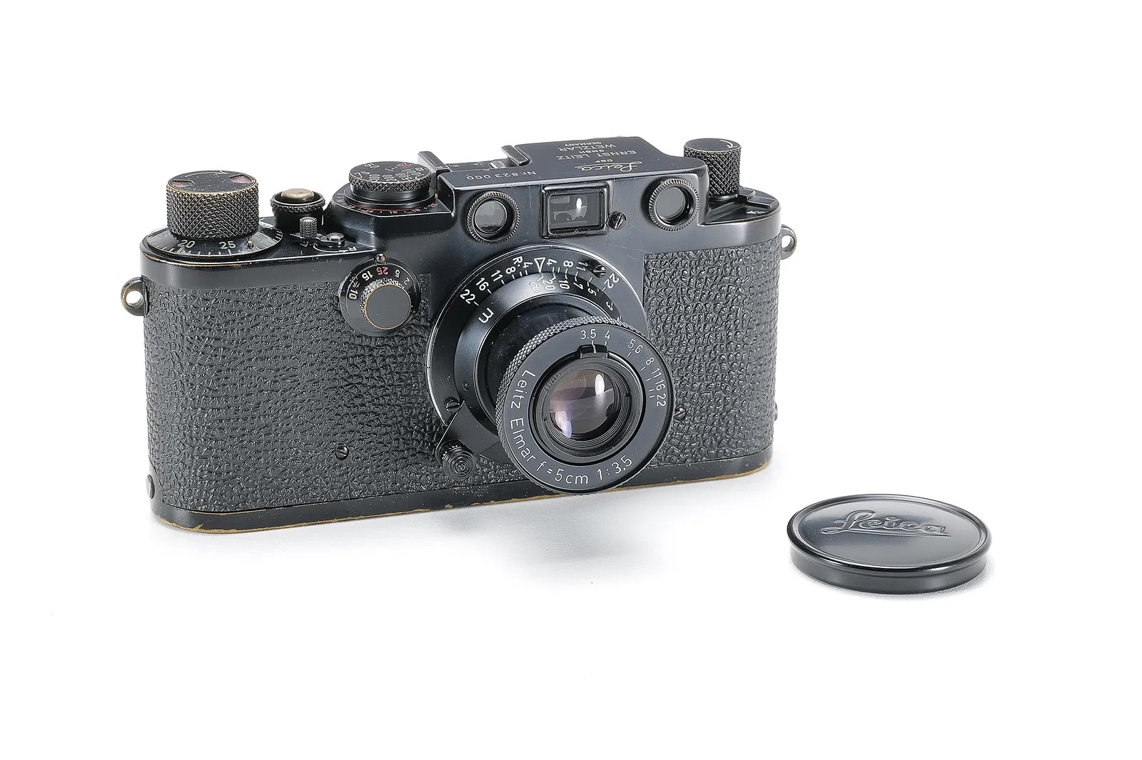 Leica IIIf black paint Swedish Army