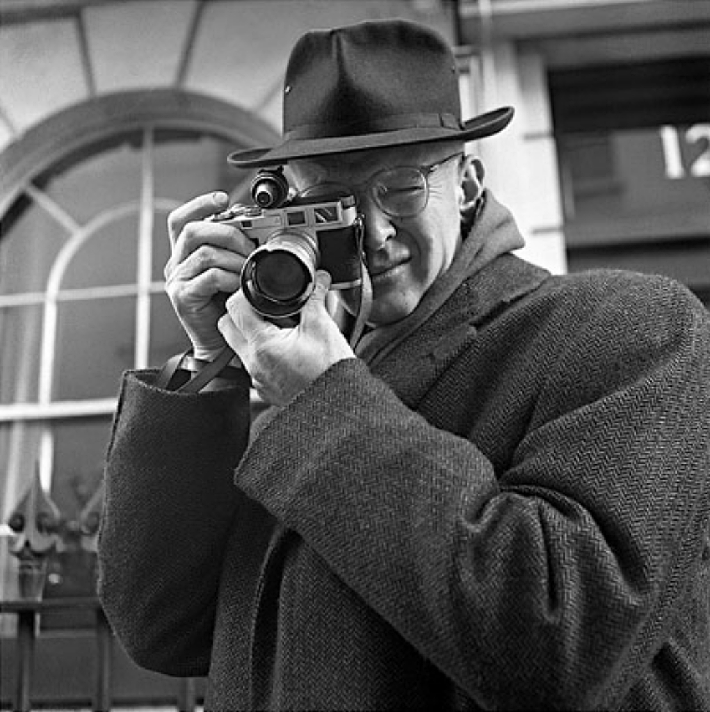 Henri Cartier-Bresson with Leica M3