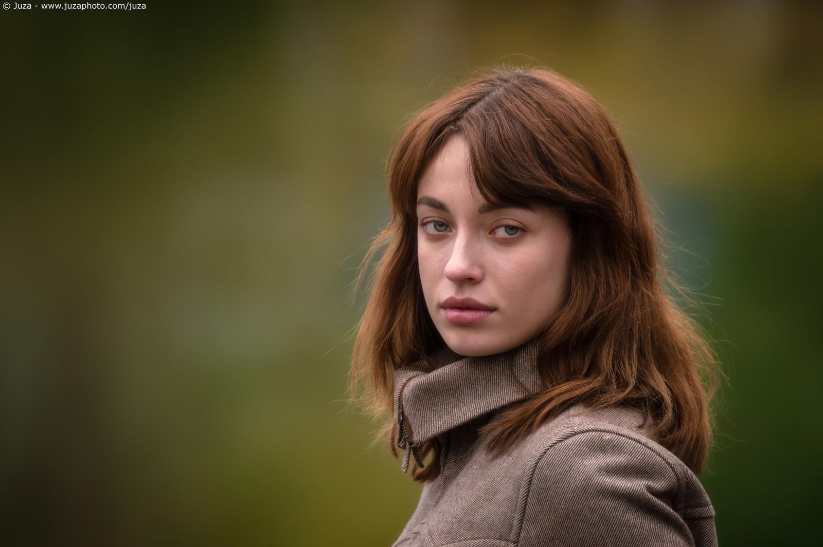 Daria Ivleva, portrait taken with Nikon Reflex 2000mm