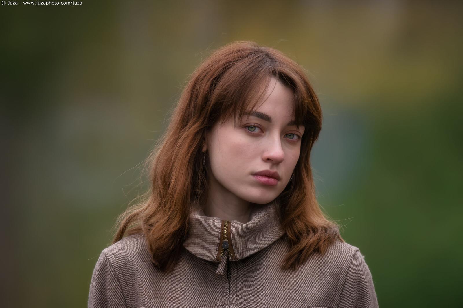 Daria Ivleva, portrait taken with Nikon Reflex 2000mm