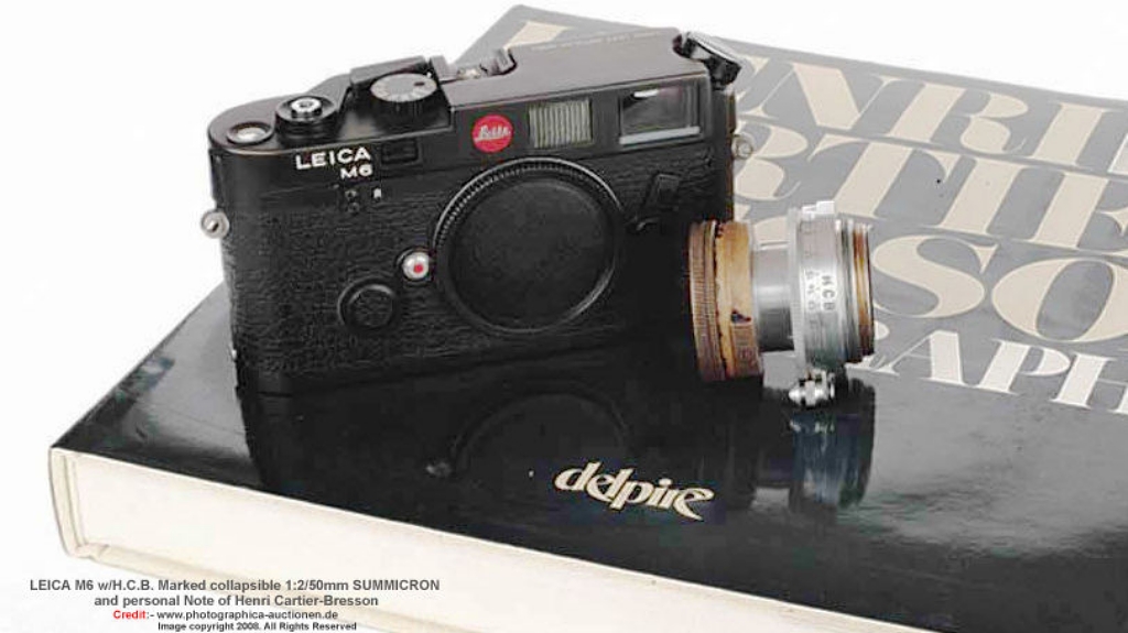 Henri Cartier-Bresson Leica M6 with Summicron 5cm 