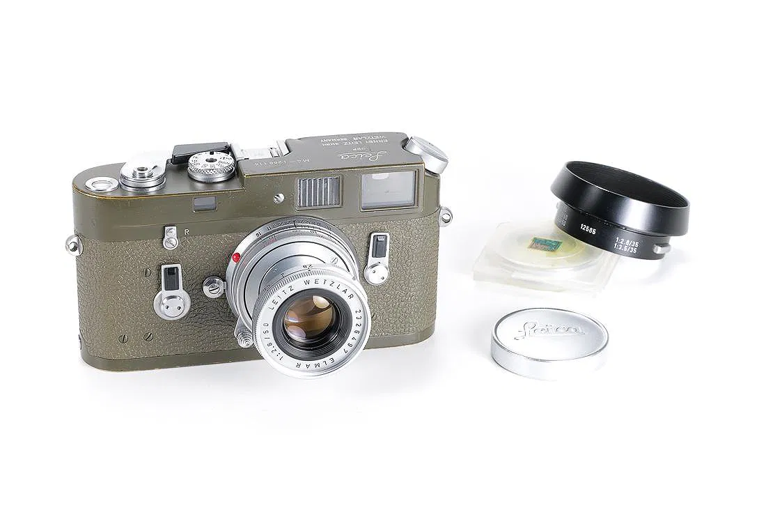 Leica M4 Olive “Bundeswehr”. One of the rarest military Leica cameras ever produced