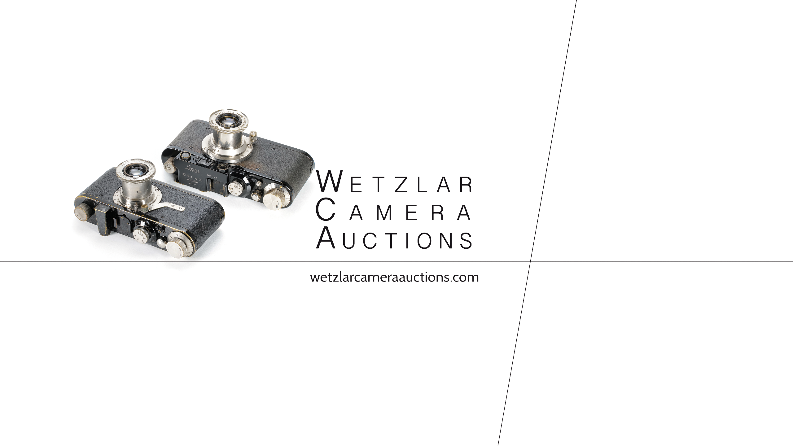 Wetzlar Camera Auctions - Leica I Model A & Leica II Model D with Anastigmat - October 08th 2022