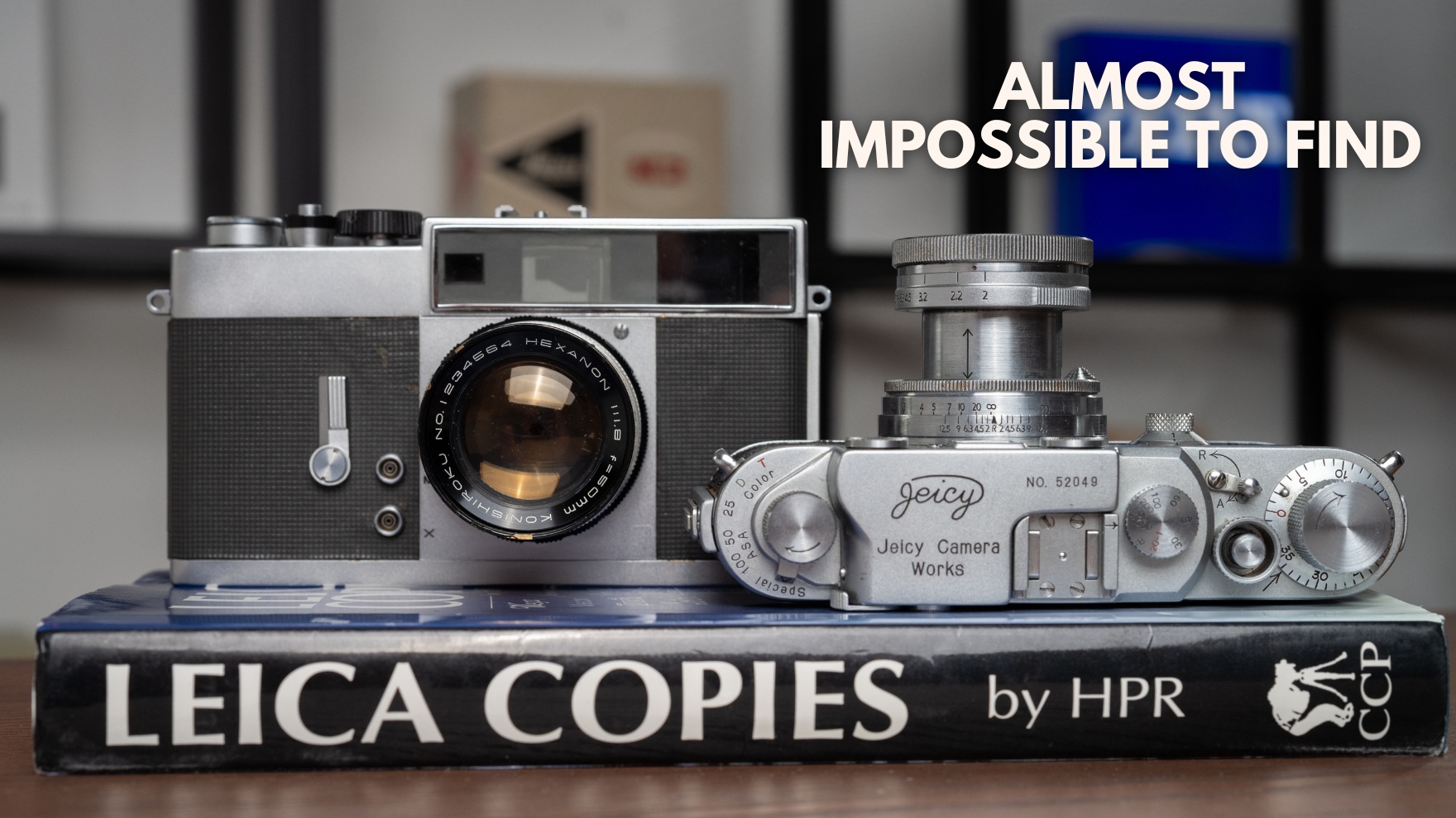 Jeicy Camera Works & Konica FR Prototype: Rare Leica Copies from Japan – Jo Geier – Mint & Rare