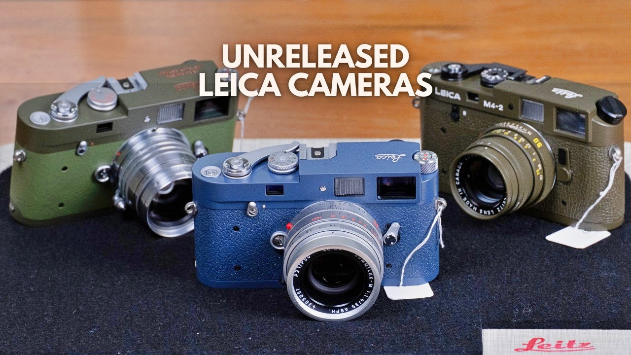 Leica Beyond Production | Safari Prototype & M-A 0-Series & Gray Sample – Jo Geier - Mint & Rare