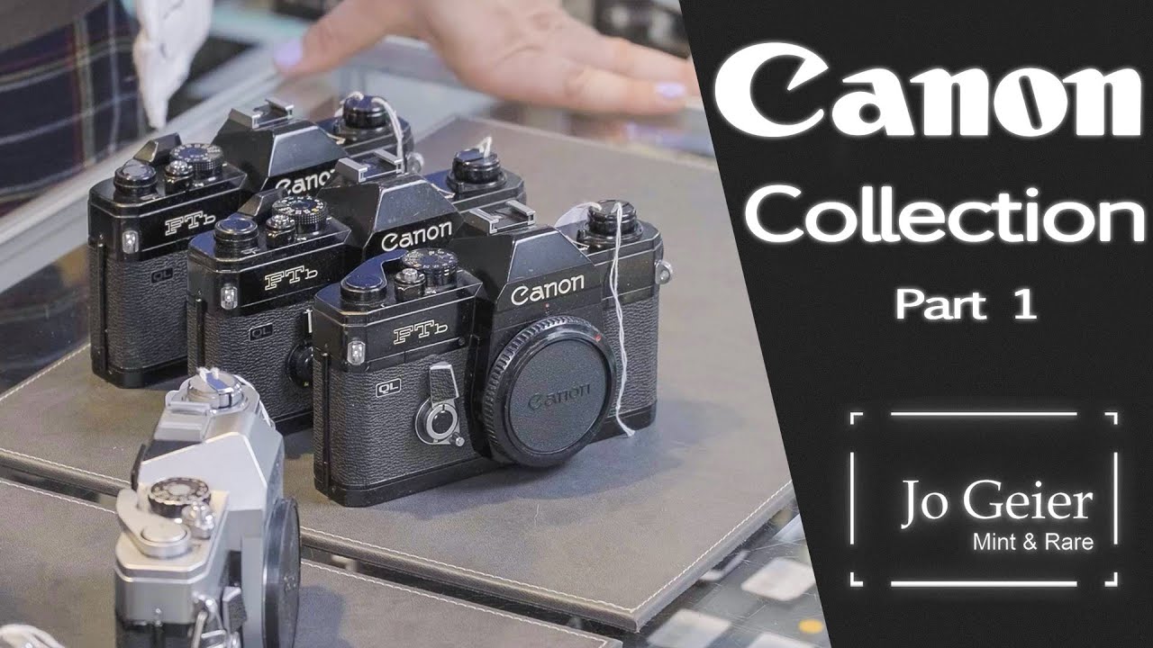 Canon FD Camera Collection - New Arrival Unboxing - Part One - Jo Geier - Mint & Rare