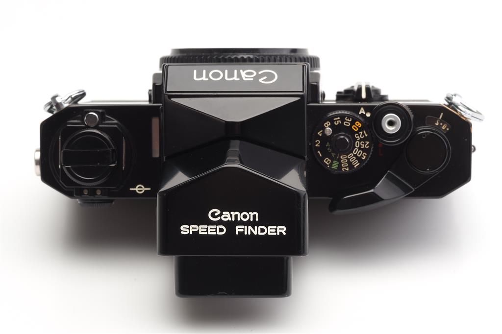 Canon F-1 Black Body With Speed Finder #529741 | eBay