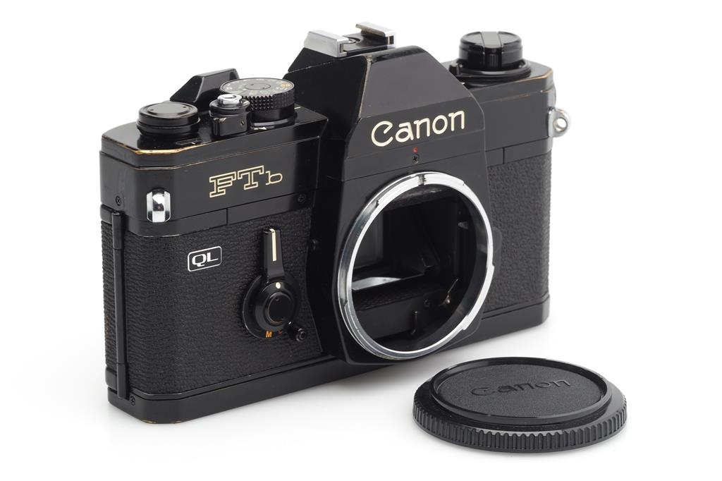 Canon Black FTb-QL 35mm SLR Camera with 50mm f/1.4 FL Lens