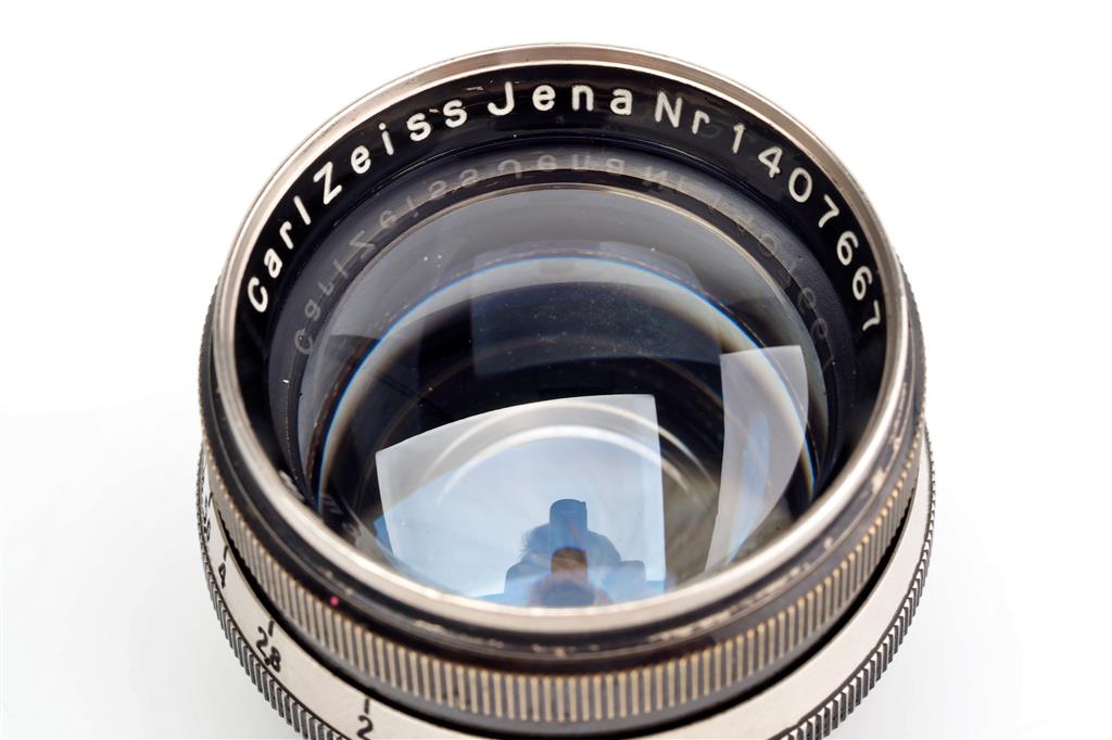 Carl Zeiss Jena For Contax 2/5Cm Sonnar Black/Nickel Carl Zeiss Jena For Contax 2/5Cm Sonnar Black/Nickel