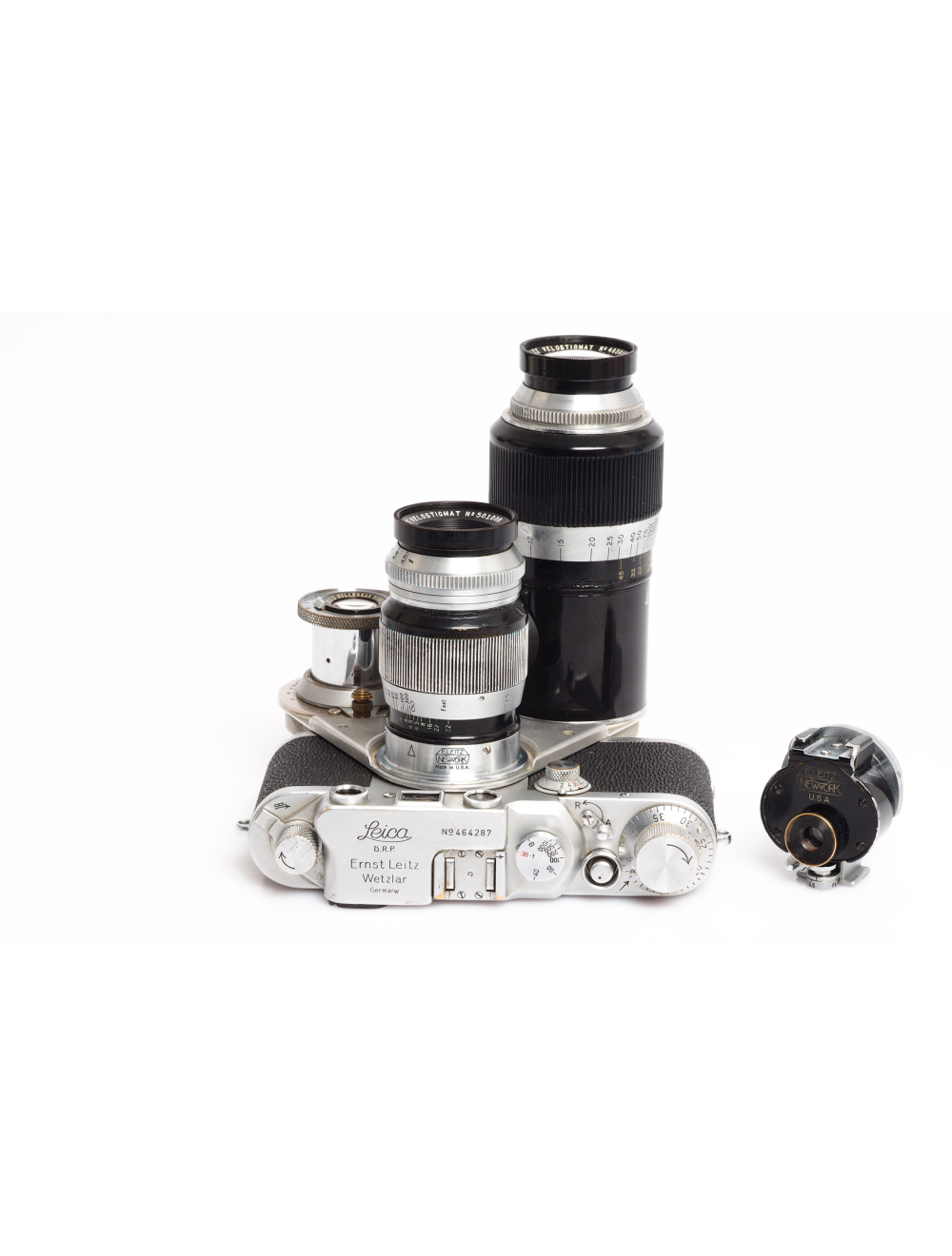 Leitz / Leica IIIc Haber & Fink Triple Lens Turret Wollensak | JO