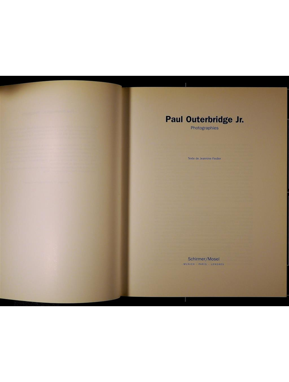 PAUL OUTERBRIDGE JR. - Photographies | JO GEIER