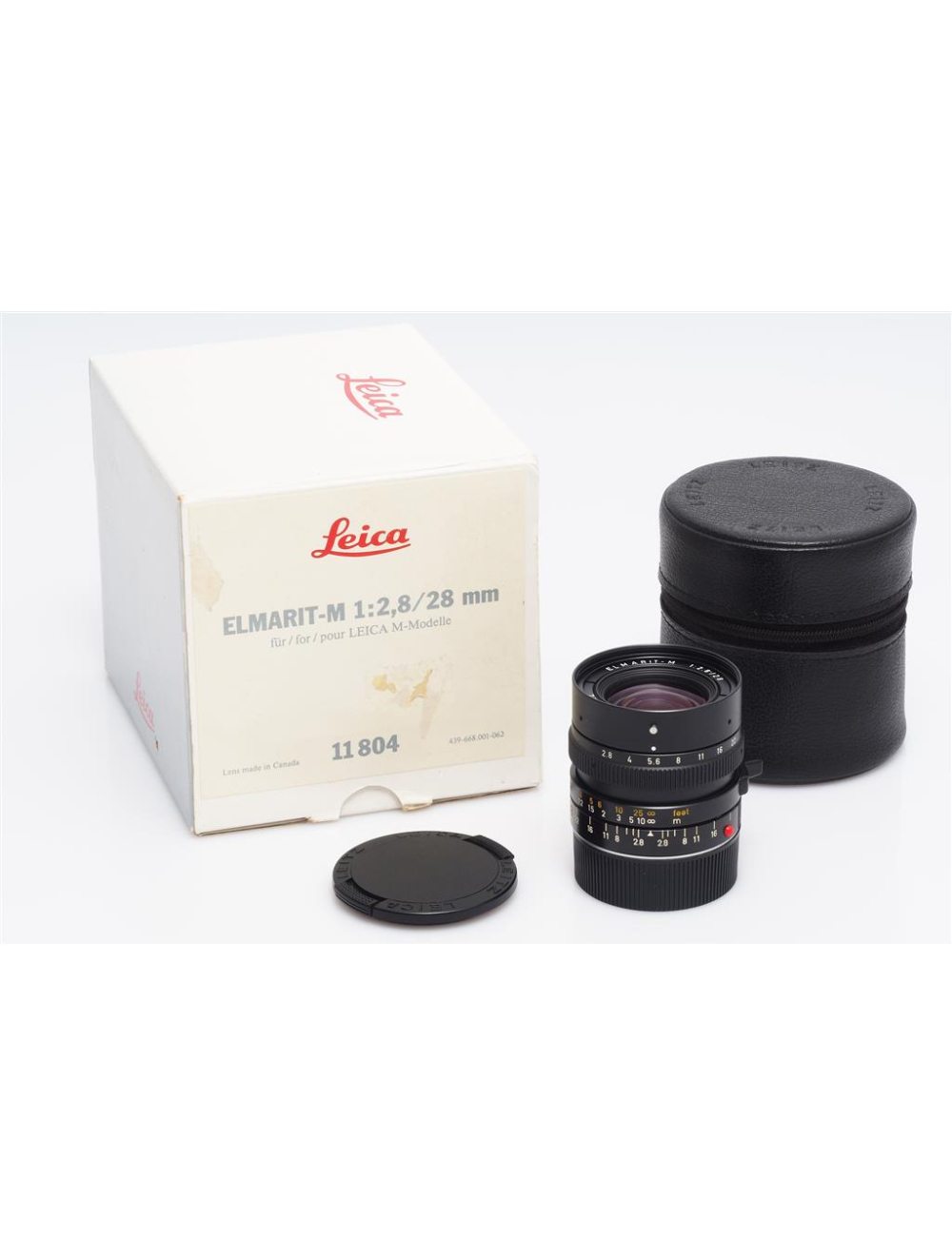 Leitz Leica M Elmarit-M 2.8/28mm Black 11804 | JO GEIER