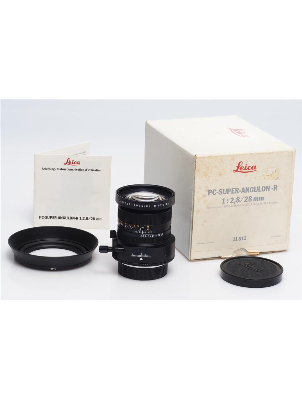 leica PC-super-angulon-R 28mm f2.8 shift lens ライカ PCスーパー