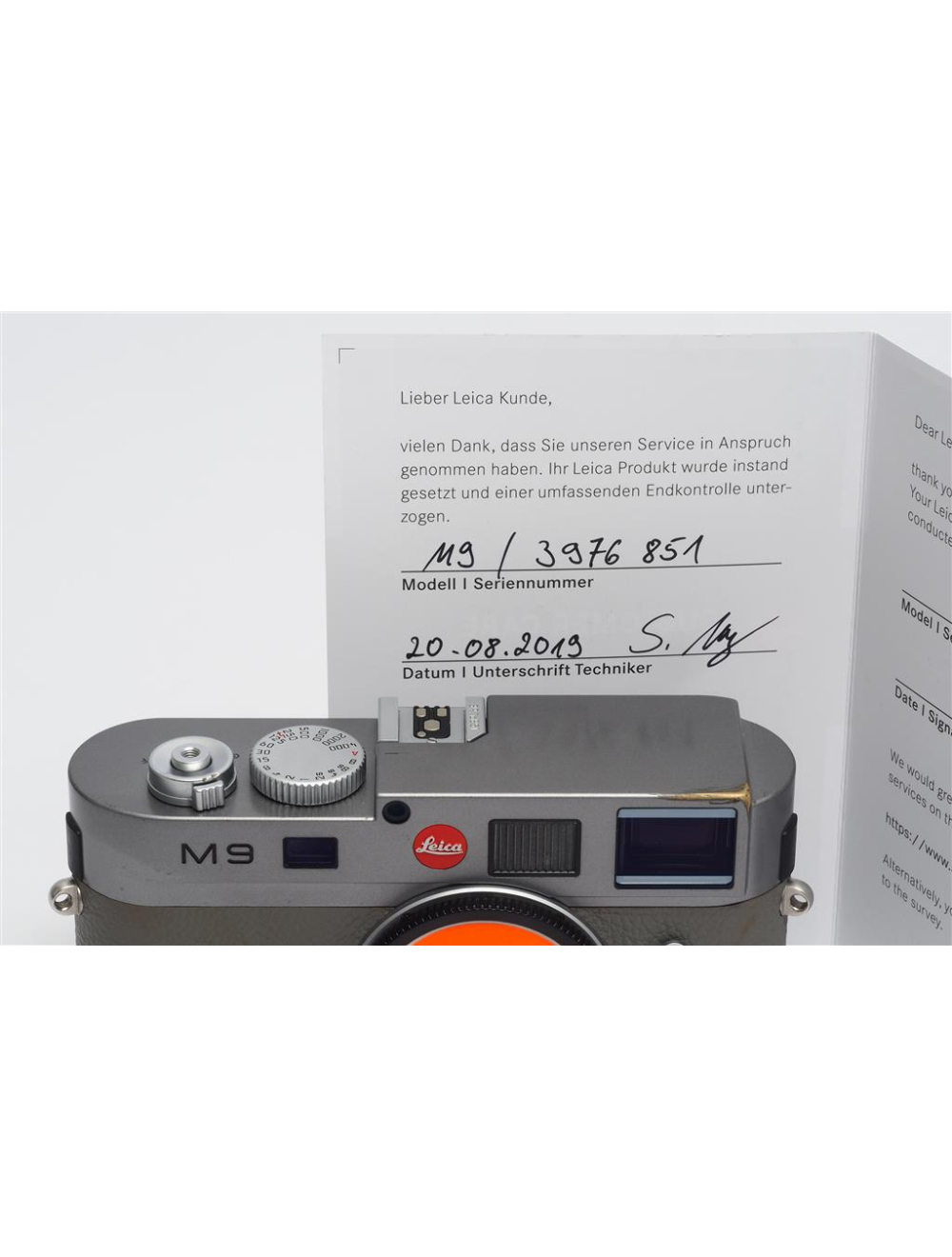 Leitz Leica M9 Steel Grey 10705 w. Grey Leather | JO GEIER