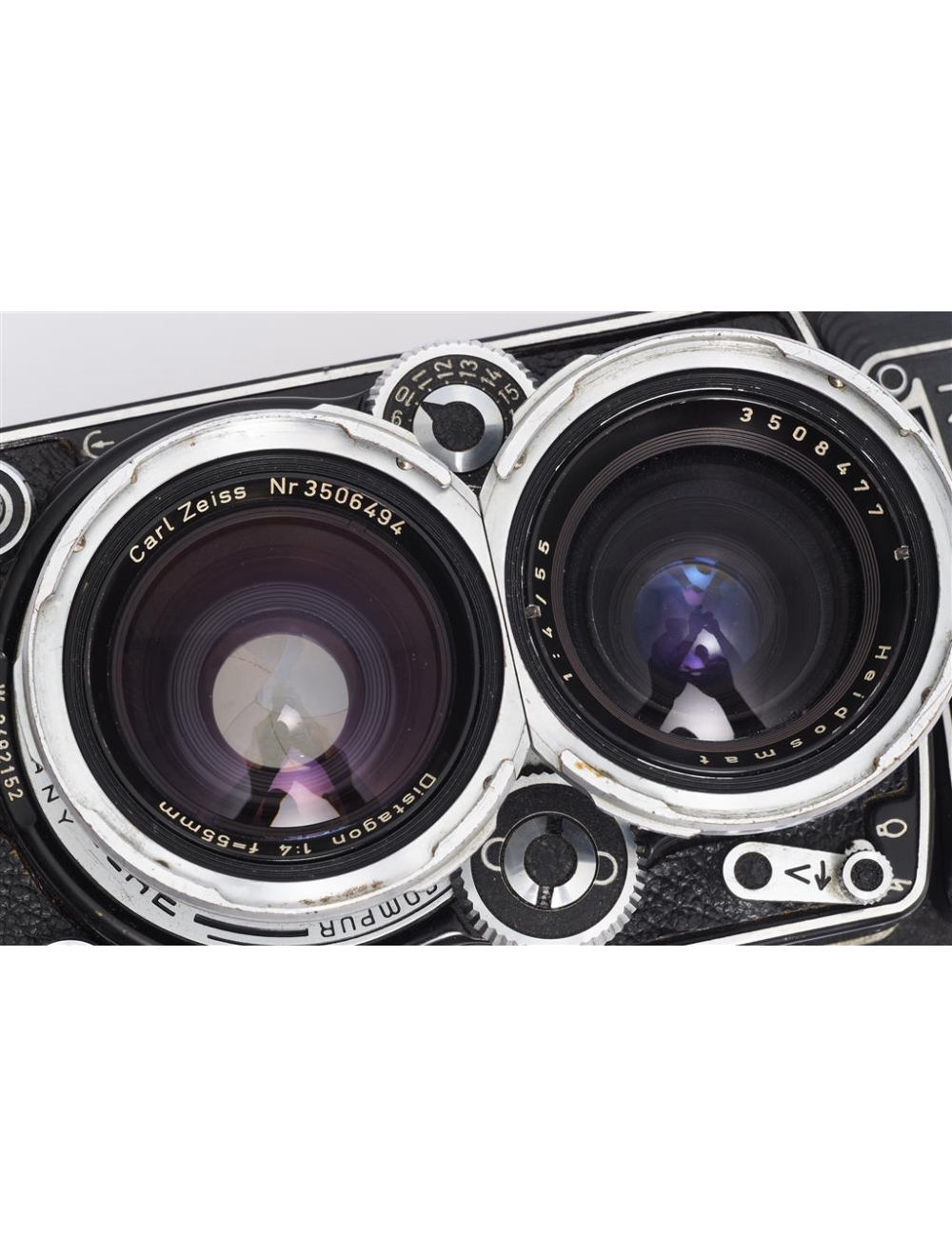 フィルムカメラ Widerollei Rolleiflex Rollei Wide Distag Rollei Rolleiflex Wide Weitwinkel w. 4/55mm Distagon & Case