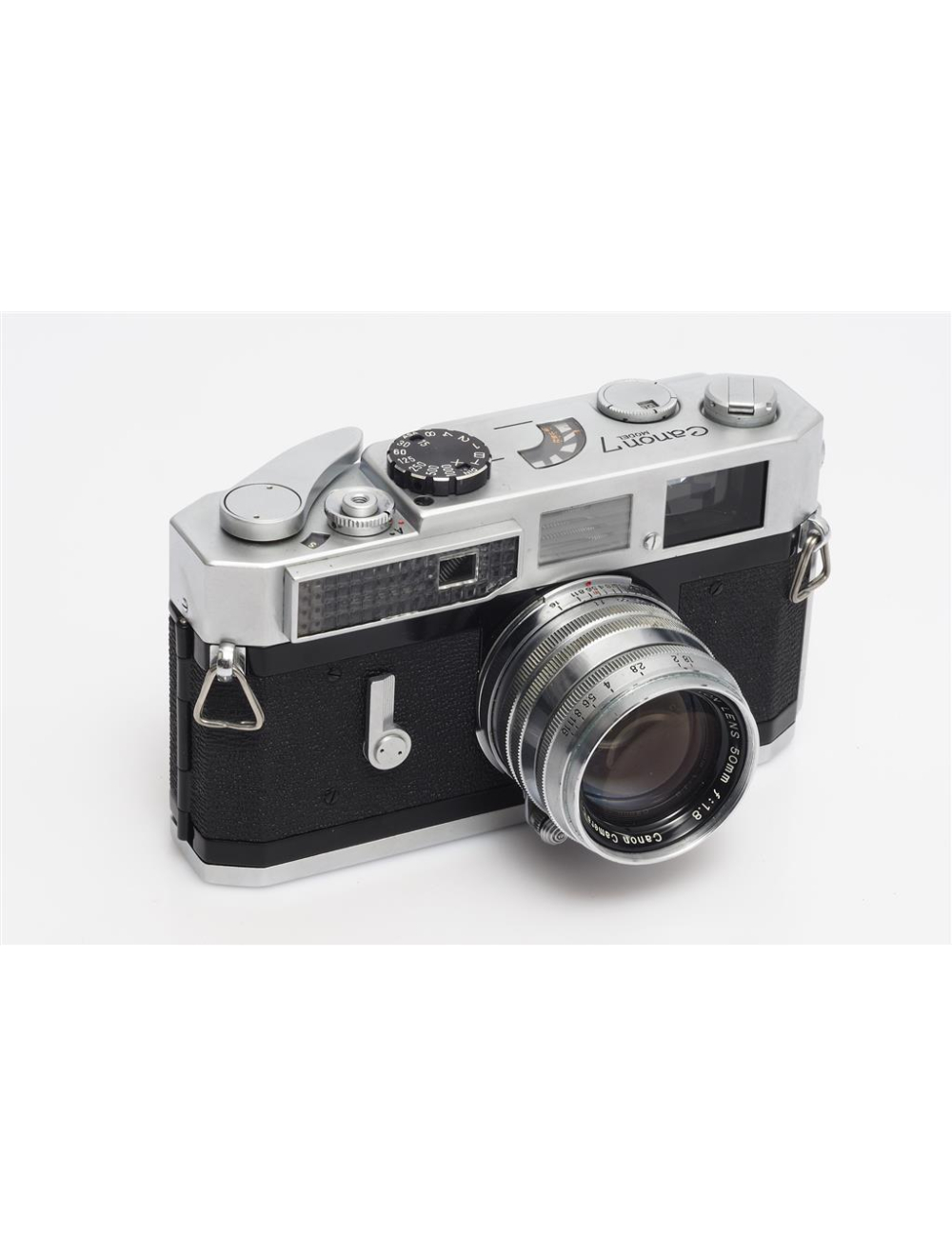 Canon 7 Chrome Body w. 1.8/50mm & Case #821935 | JO GEIER