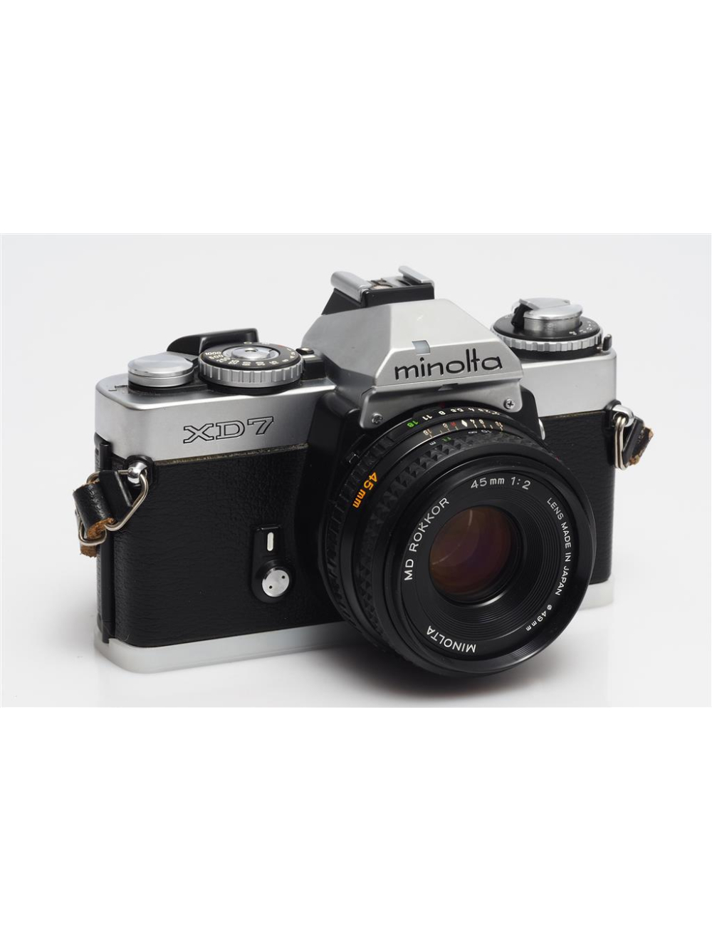 Minolta XD7 XD-7 w. 2/45mm MD Rokkor & Box | JO GEIER