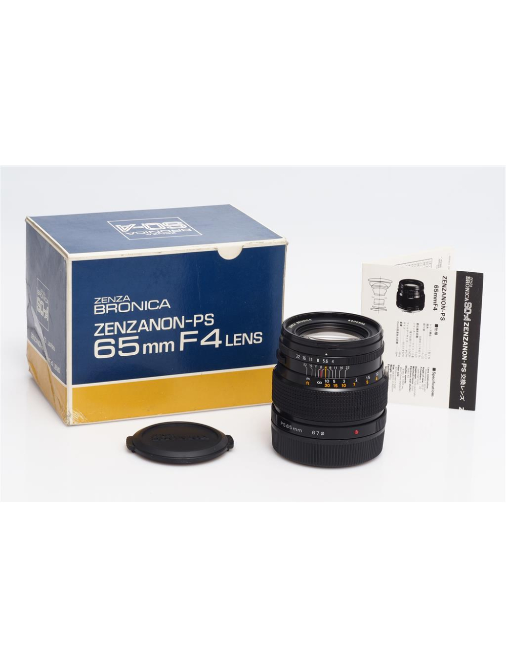 ゼンザブロニカ Zenza Bronica ZENZANON-PS 65mm F4 SQ用 中判カメラ用