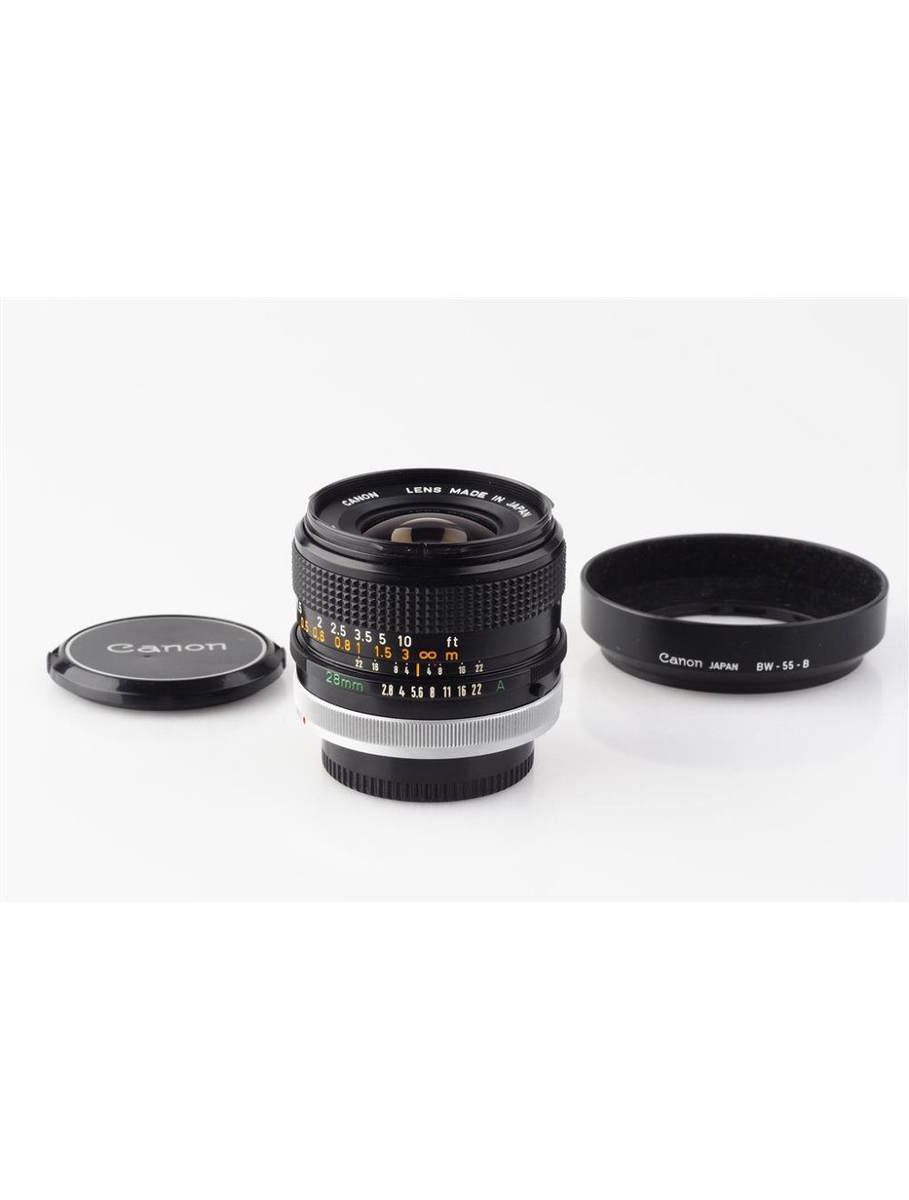 Canon FD 2.8/28mm S.C. w. Hood Canon BW-55B #307505 | JO GEIER
