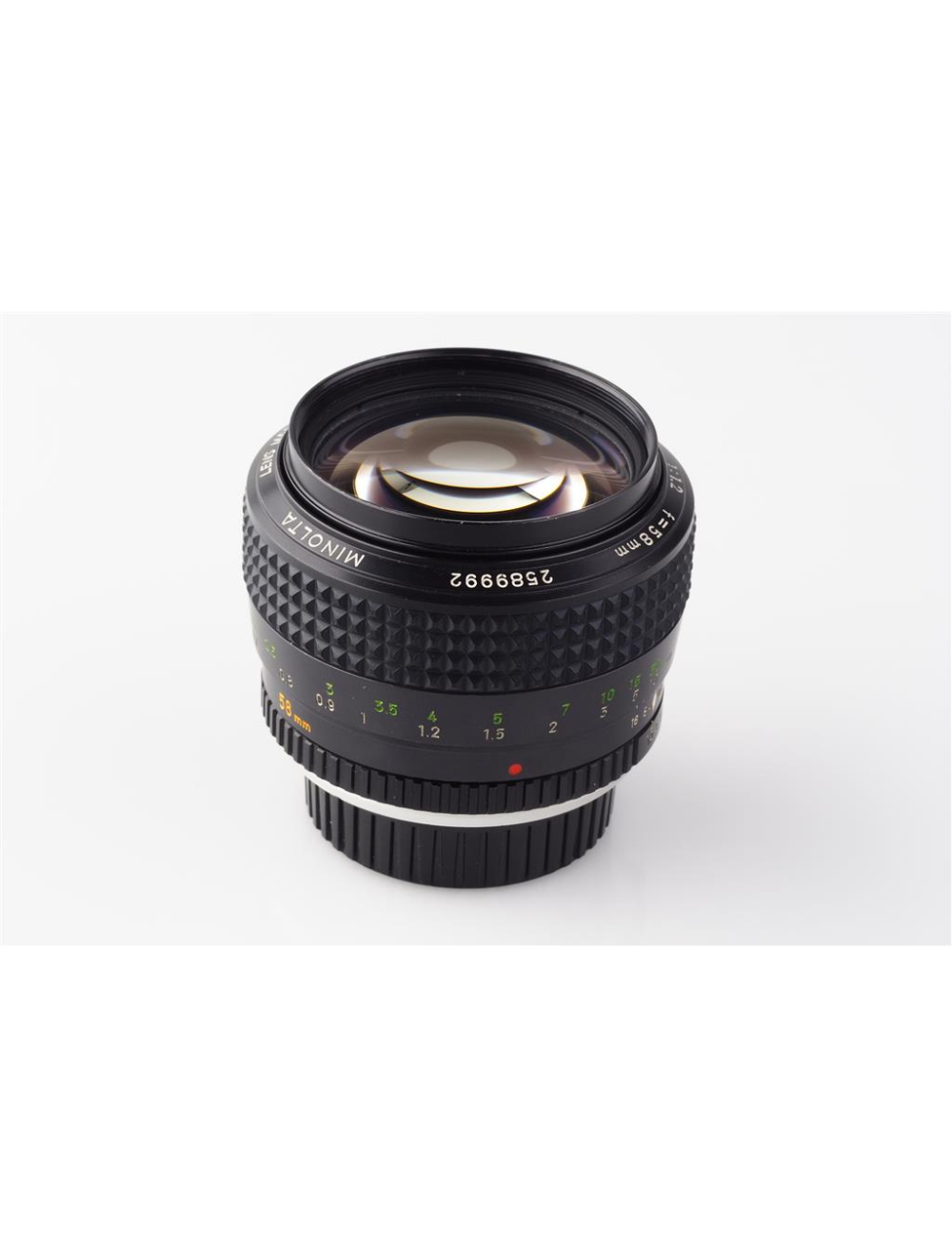 MINOLTA MC ROKKOR PG 1:1.2 f=58mmミノルタ オールド レンズ ご覧