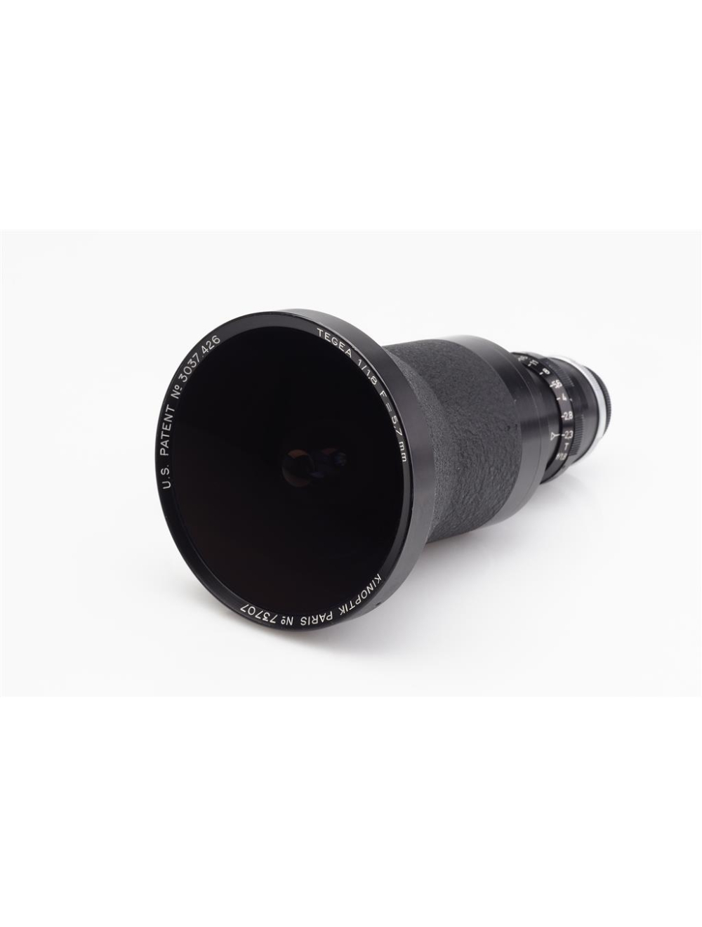 Kinoptik f. C-Mount Tegea 1.8/5.7mm #73707 U.S. Patent | JO GEIER