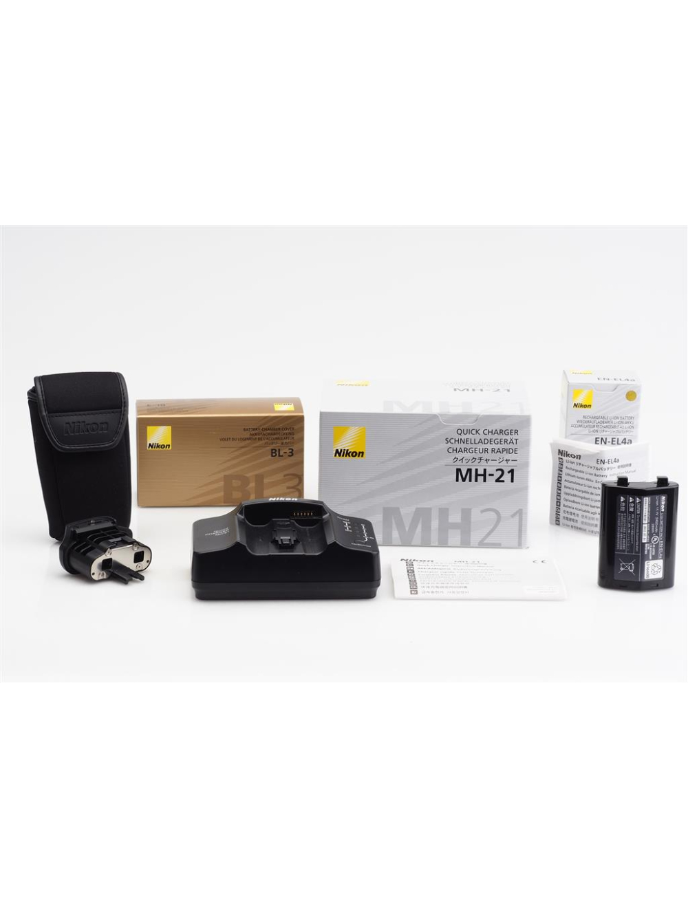 Nikon純正 EN-EL4a+MH-21+BL-3 Nikon Original MH-21 Quick Charger for EN-EL4 EN-EL4a Battery | eBay