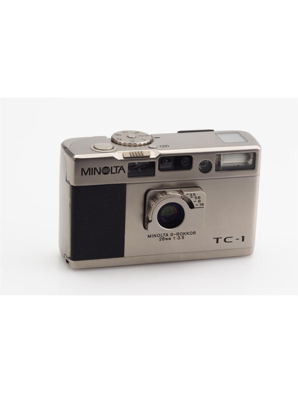 Minolta TC-1 w. G-Rokkor 3.5/28mm & Wrist Strap #13801019