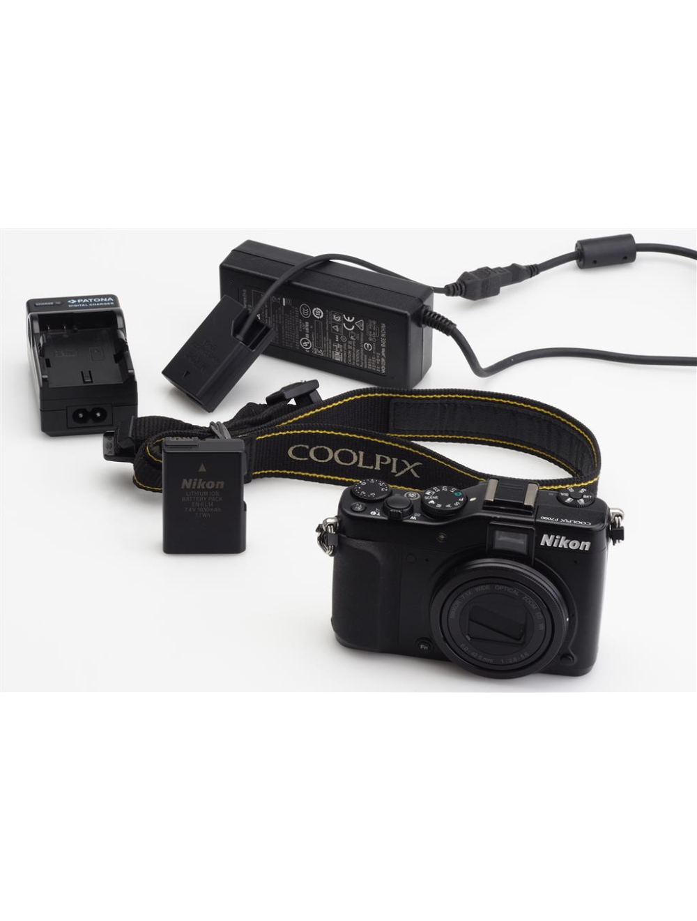 Nikon Coolpix P7000 Strap & Charger & Battery & NC Adapter | JO GEIER