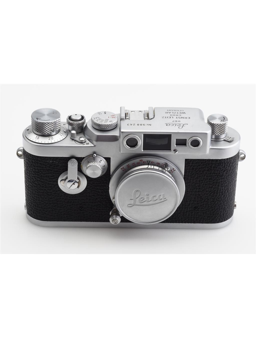 Leitz Leica IIIg #988243 w. Elmar 3.5/5cm & Instructions | JO GEIER