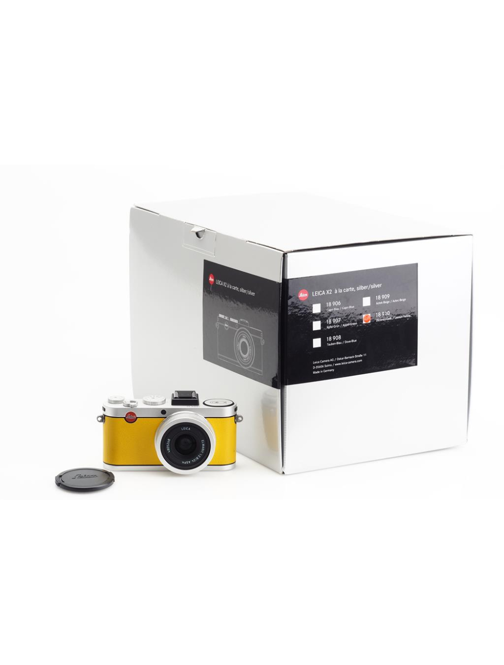 Leitz Leica X2 Silver Yellow A La Carte 100 Years w. Box | JO GEIER