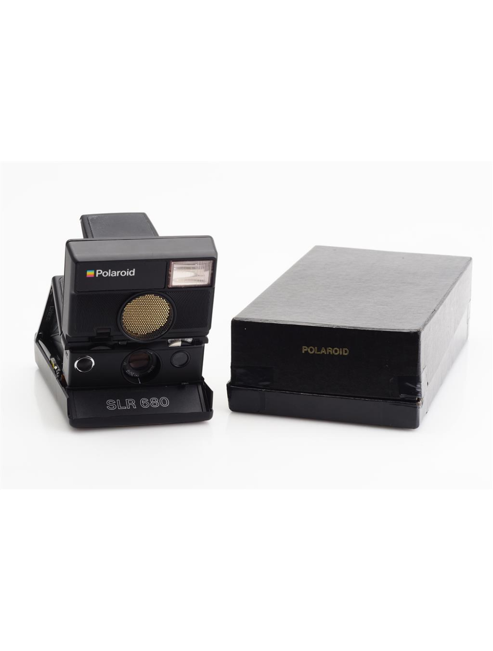 Polaroid SLR 680 Black w. Box #C2585 f. 600 Type Film | JO GEIER