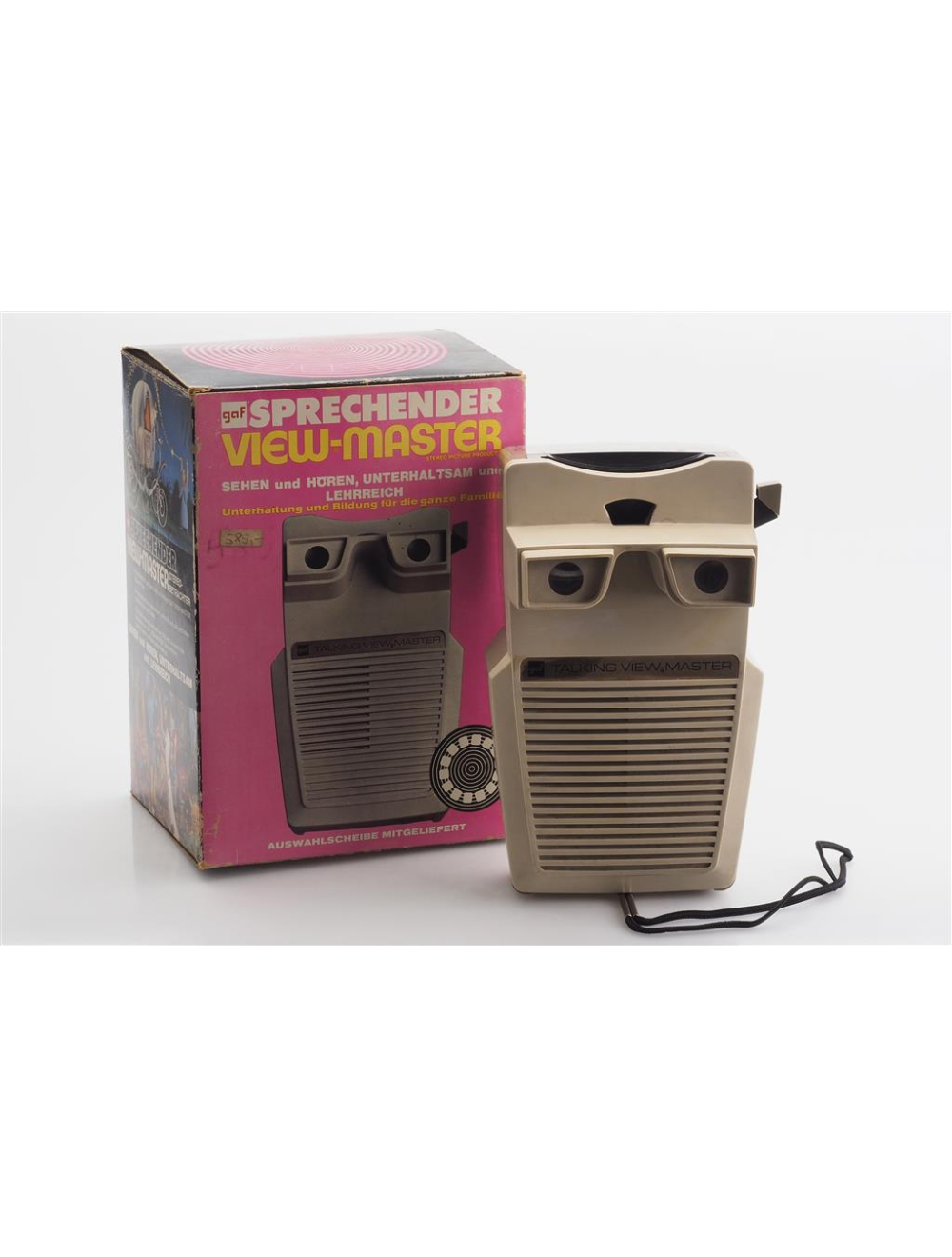 Talking Sprechender View Master Stereo Pictures Box