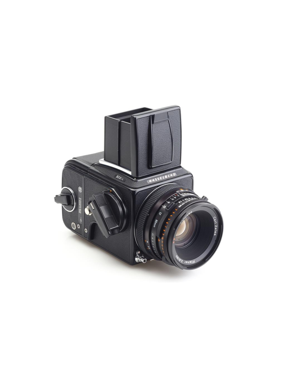 Hasselblad + Planar CF 80mm 503CX with A12 Zeiss T* 503CXi a Carl