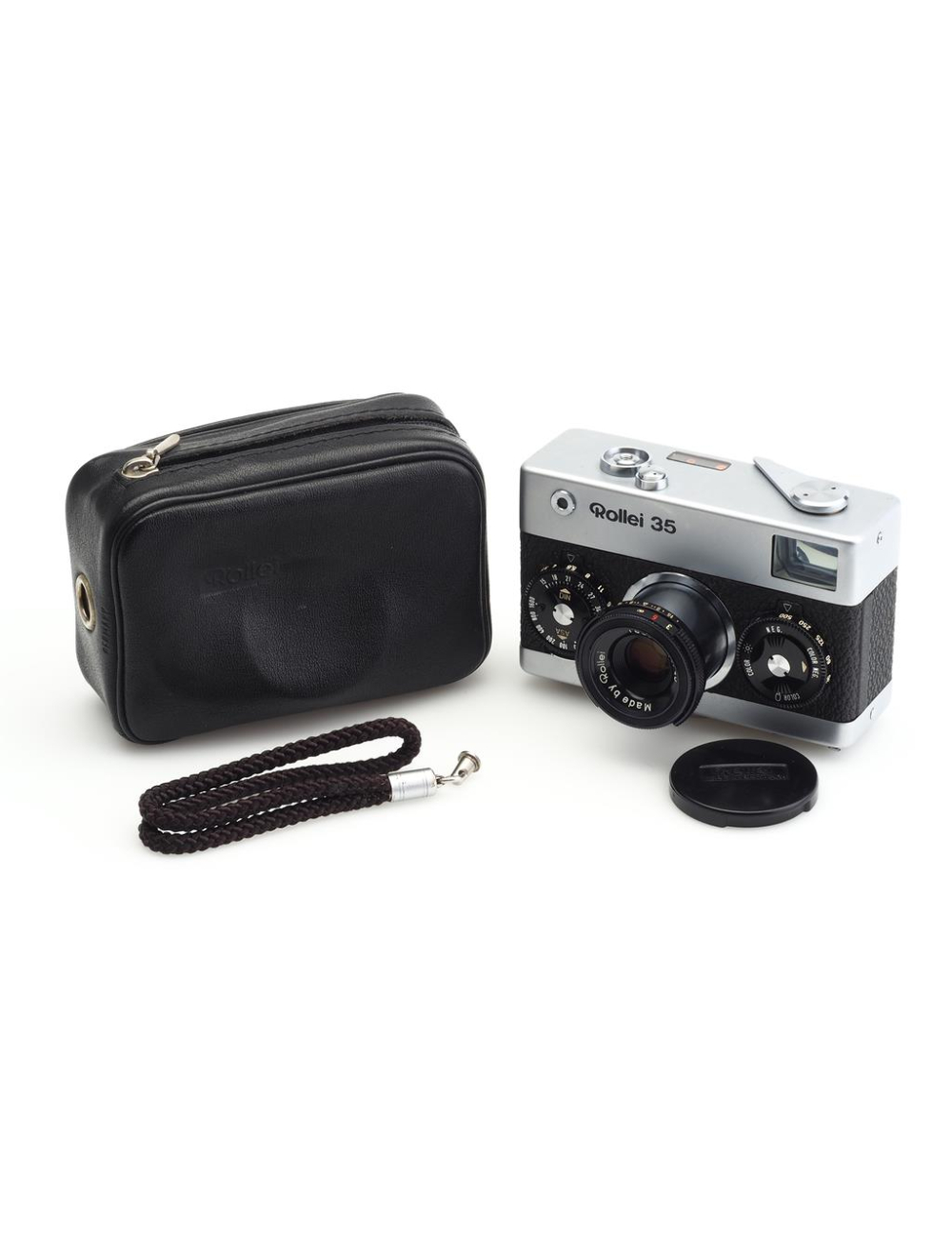 美品】 Rollei 35 Singapore w/Strap w/Case