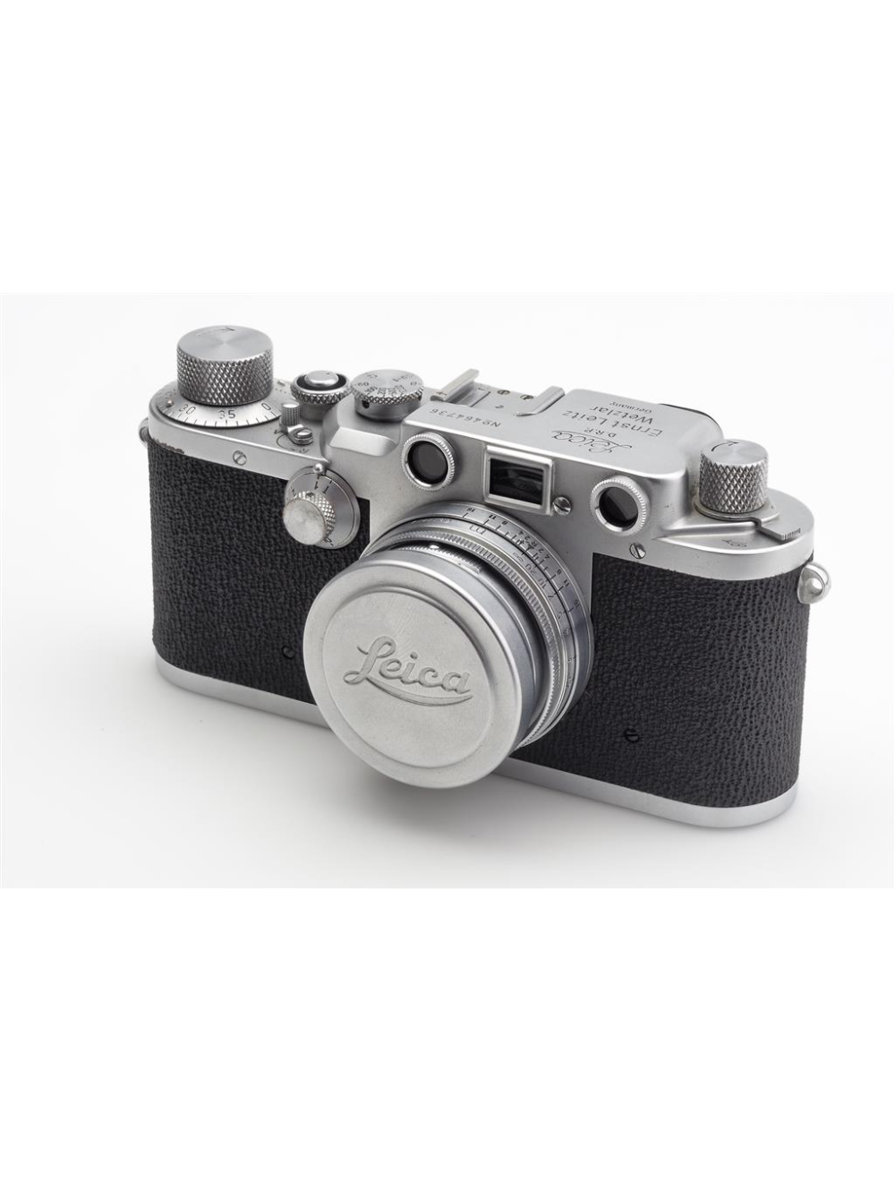 Leitz Leica IIIc Chrome #464736 w. Summitar 2/5cm & Case | JO GEIER