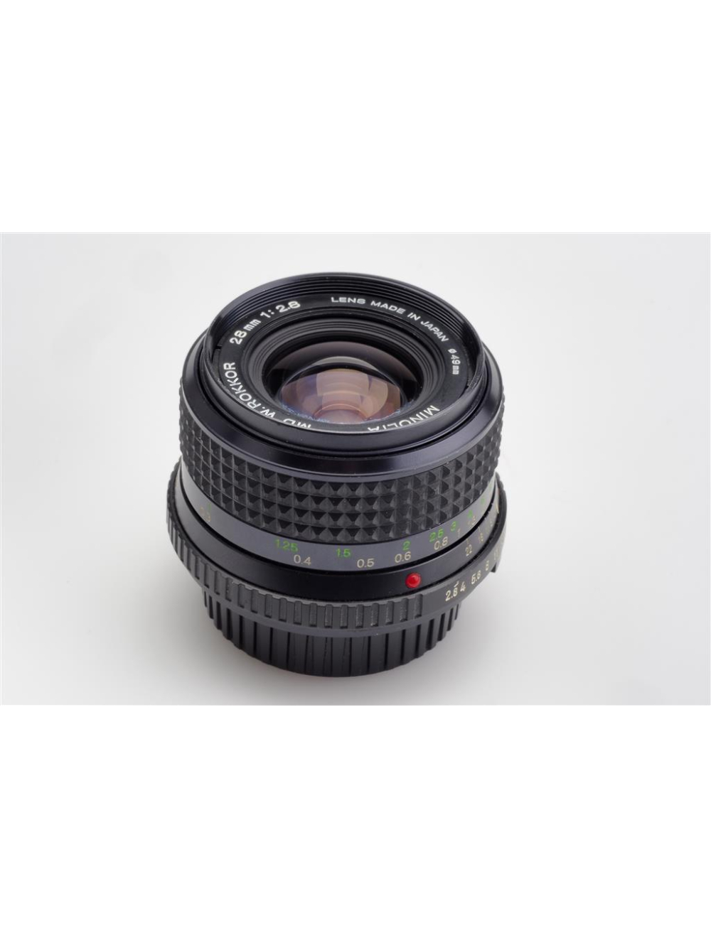 Minolta MD 2.8/28mm W.Rokkor w. Hood #1133957 | JO GEIER