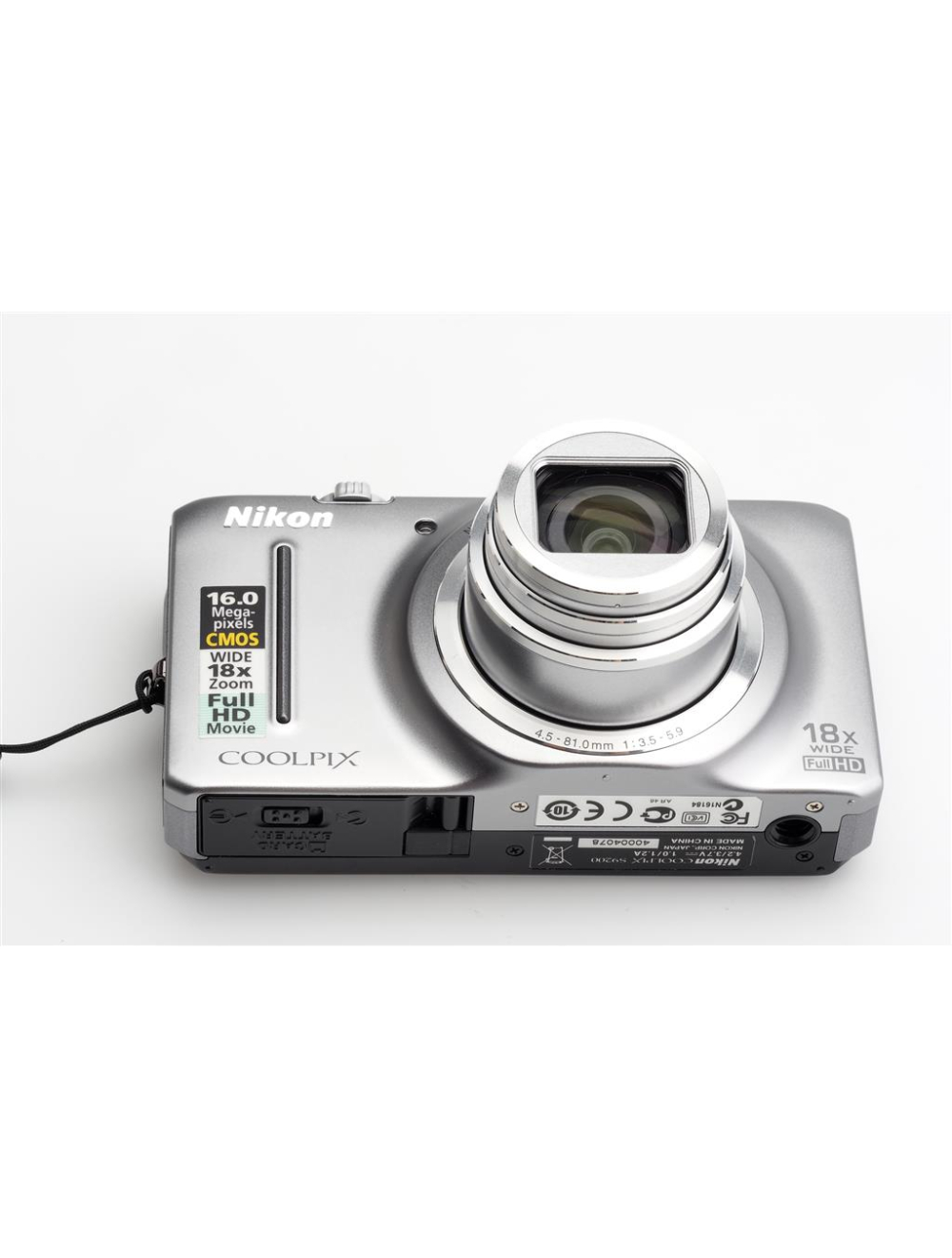 Nikon Coolpix S9200 16Mpx. 18x Zoom Full HD Movie w. Box | JO GEIER