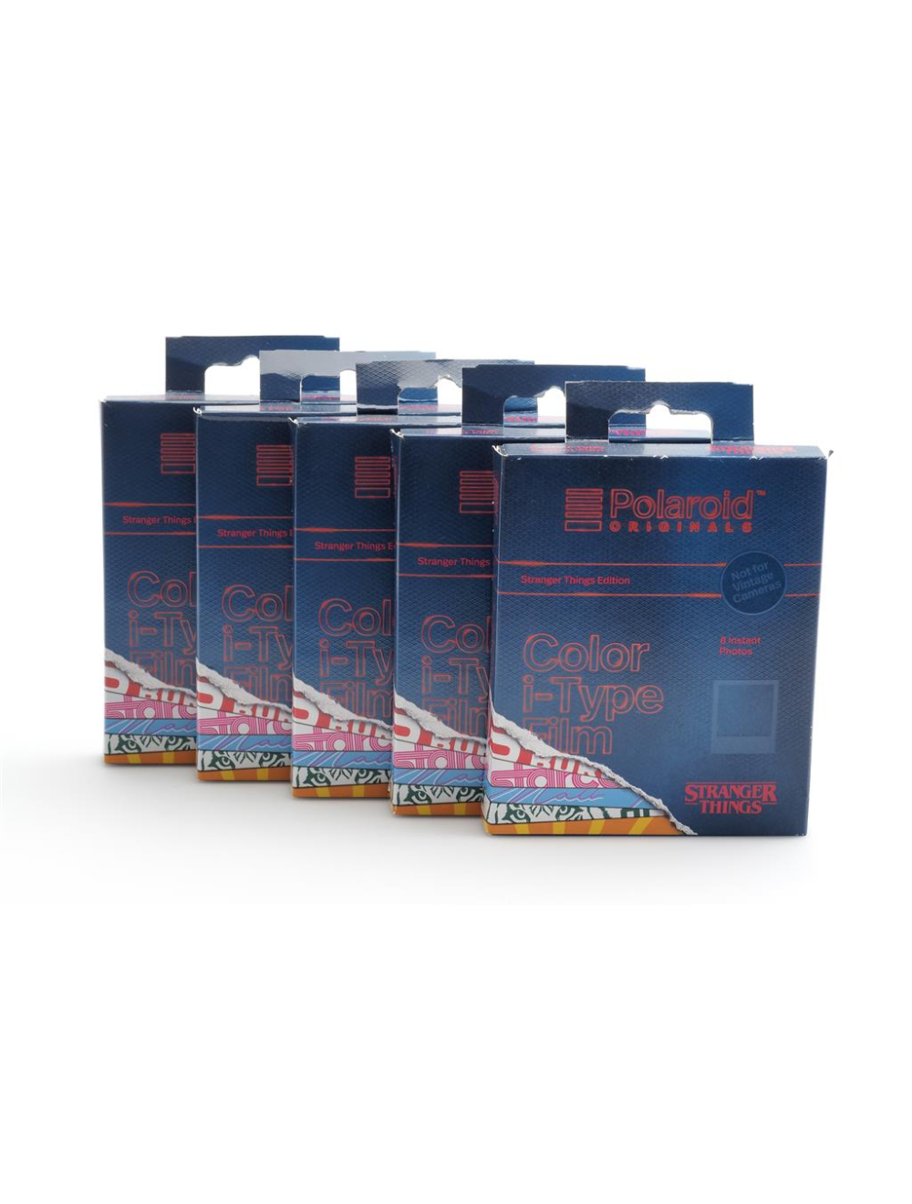 Polaroid I-Type Color Film STRANGER THINGS 5xPack Prod 04/19