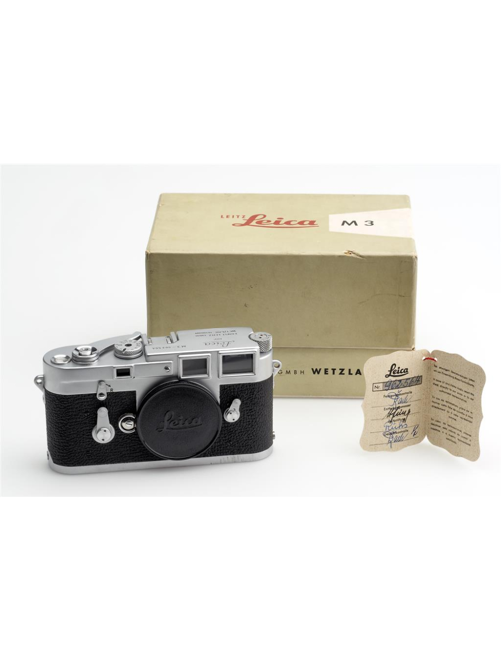 Leitz Leica M3 Chrome Single Stroke #962564 w. Box | JO GEIER
