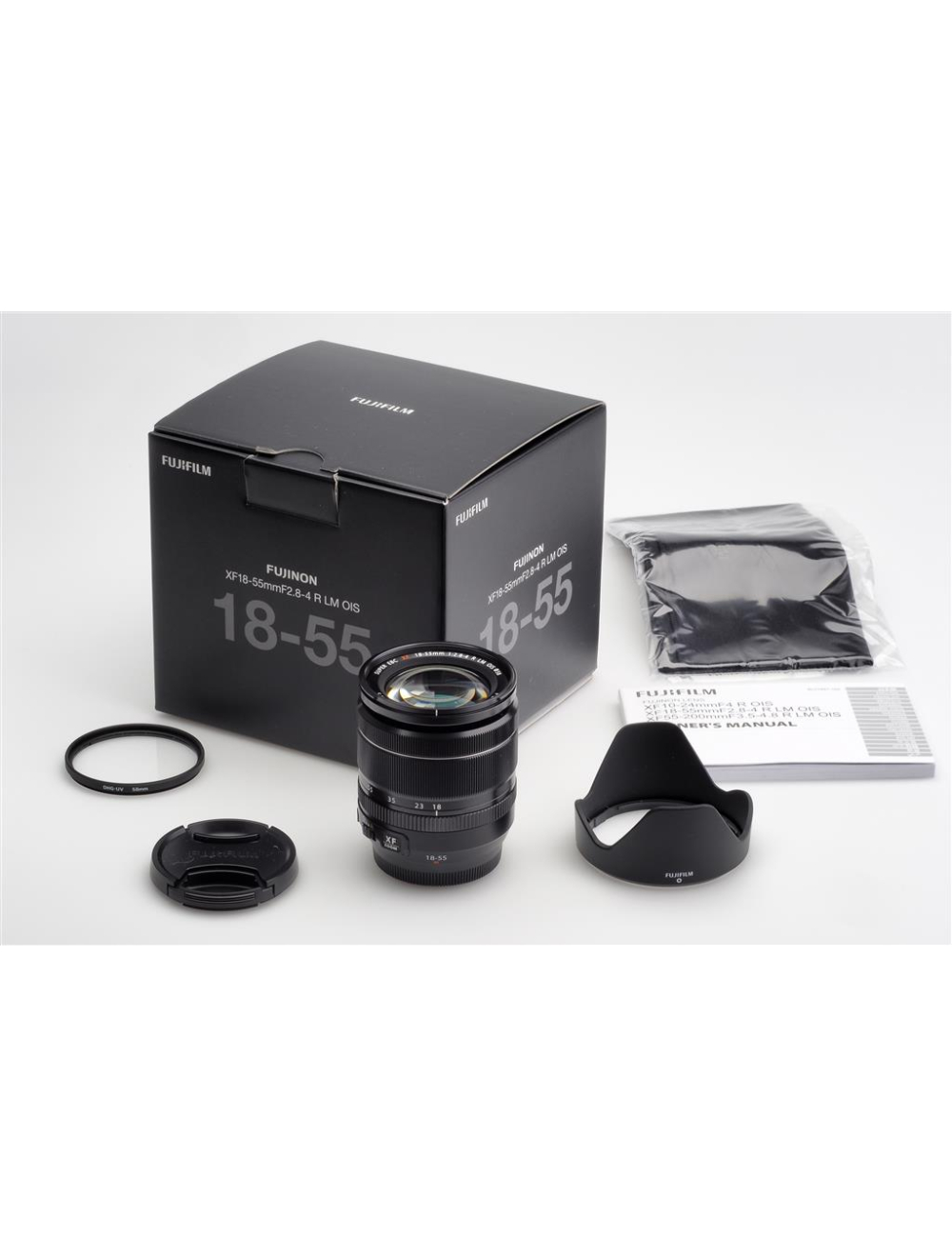 Fuji XF 2.8-4/18-55mm R LM OIS Super EBC w. Box + Filter | JO GEIER