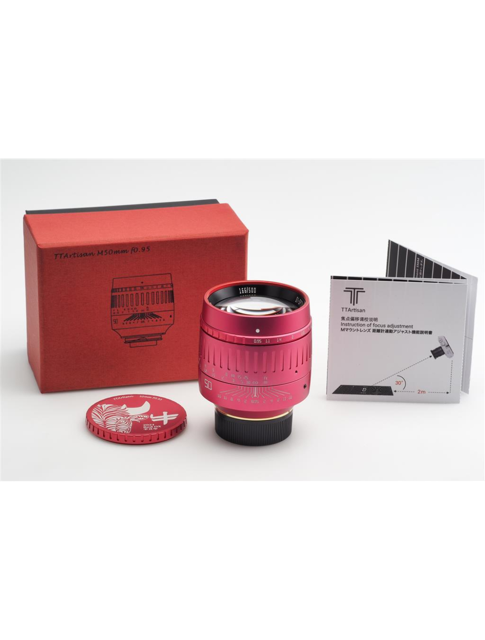TTArtisan 0.95/50mm ASPH. Red f. Leitz Leica M DEMO Lens | JO GEIER