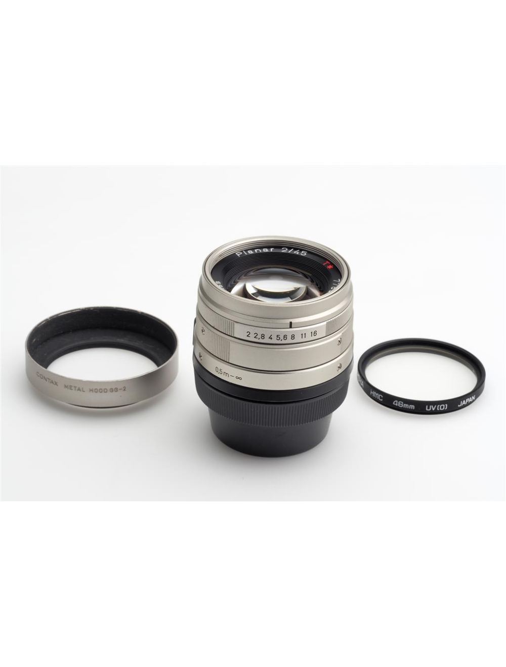 Planar Zeiss T* 45mm Carl G Contax CONTAX F2 f⁄2 Lens f2 | eBay