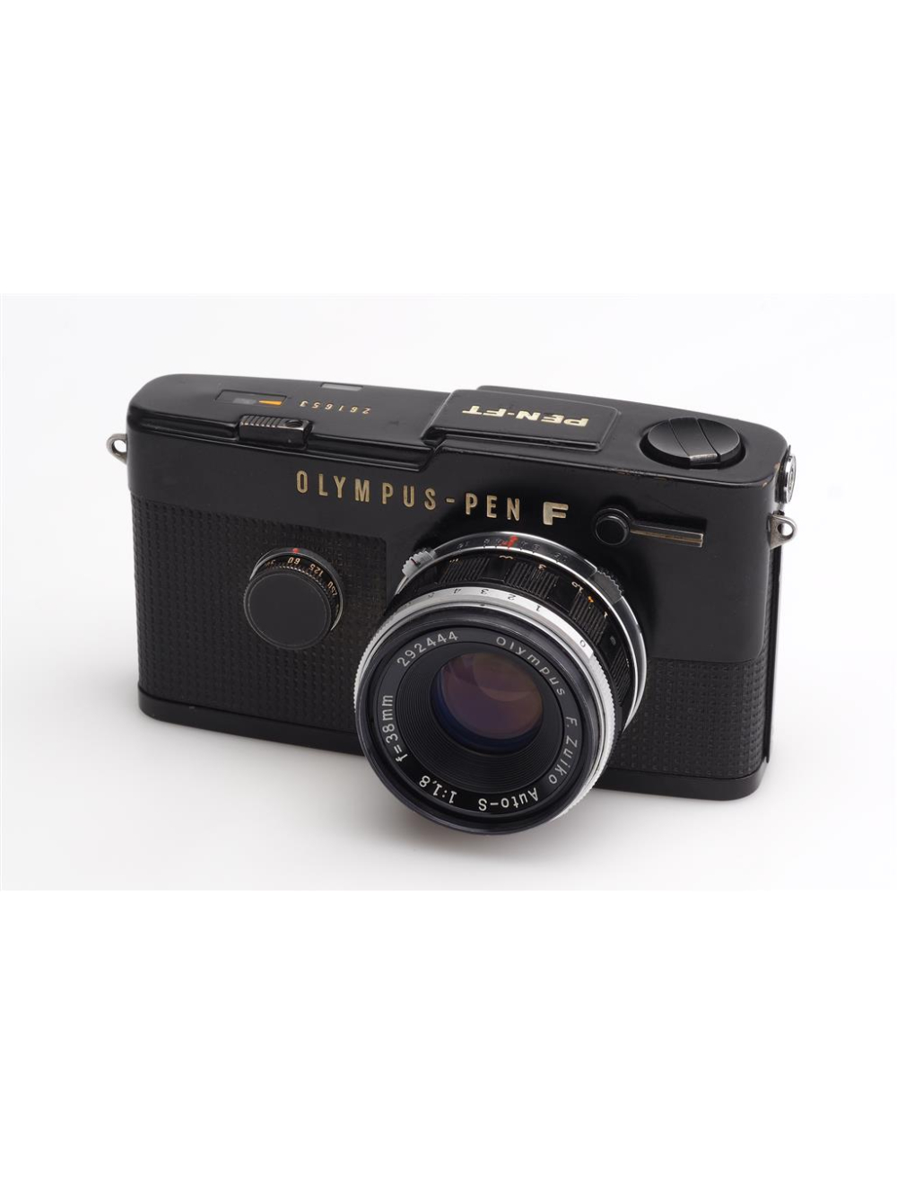 Olympus PEN FT Black Paint w. 1.8/38mm F.Zuiko Auto-S & Case | JO