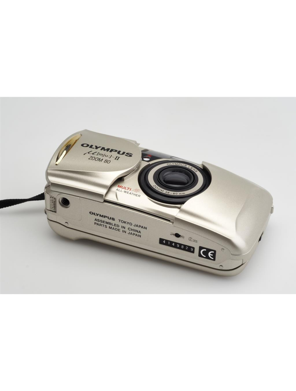 Olympus Mju II Zoom 80 w. Zoom 38-80mm & Strap | JO GEIER