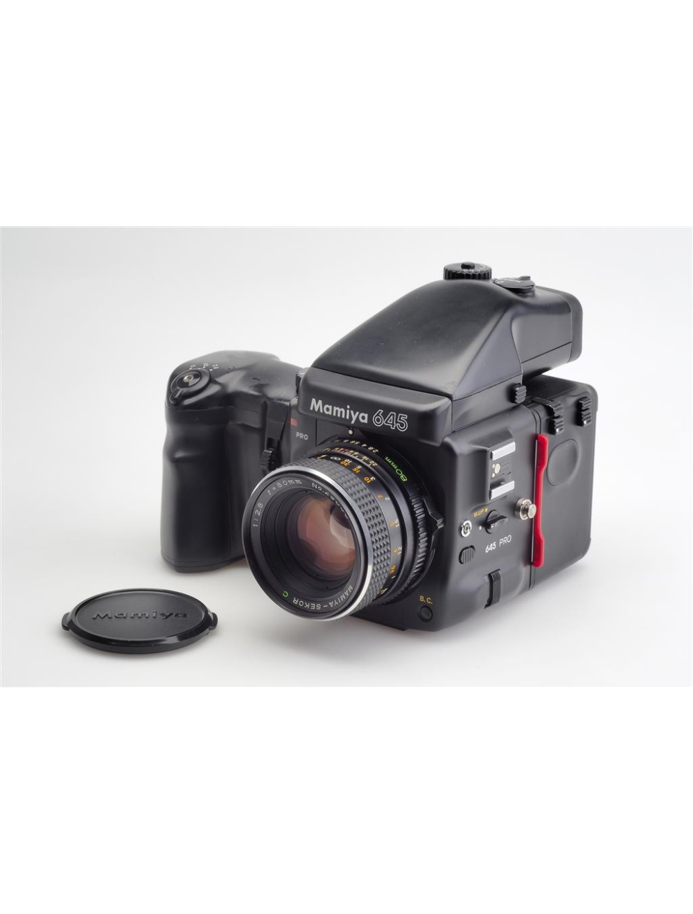 【C6470】MAMIYA RZ PRISM FINDER MODEL 2 Mamiya 645 Pro w. Sekor C 2.8/80mm & AE Prism Finder | JO GEIER