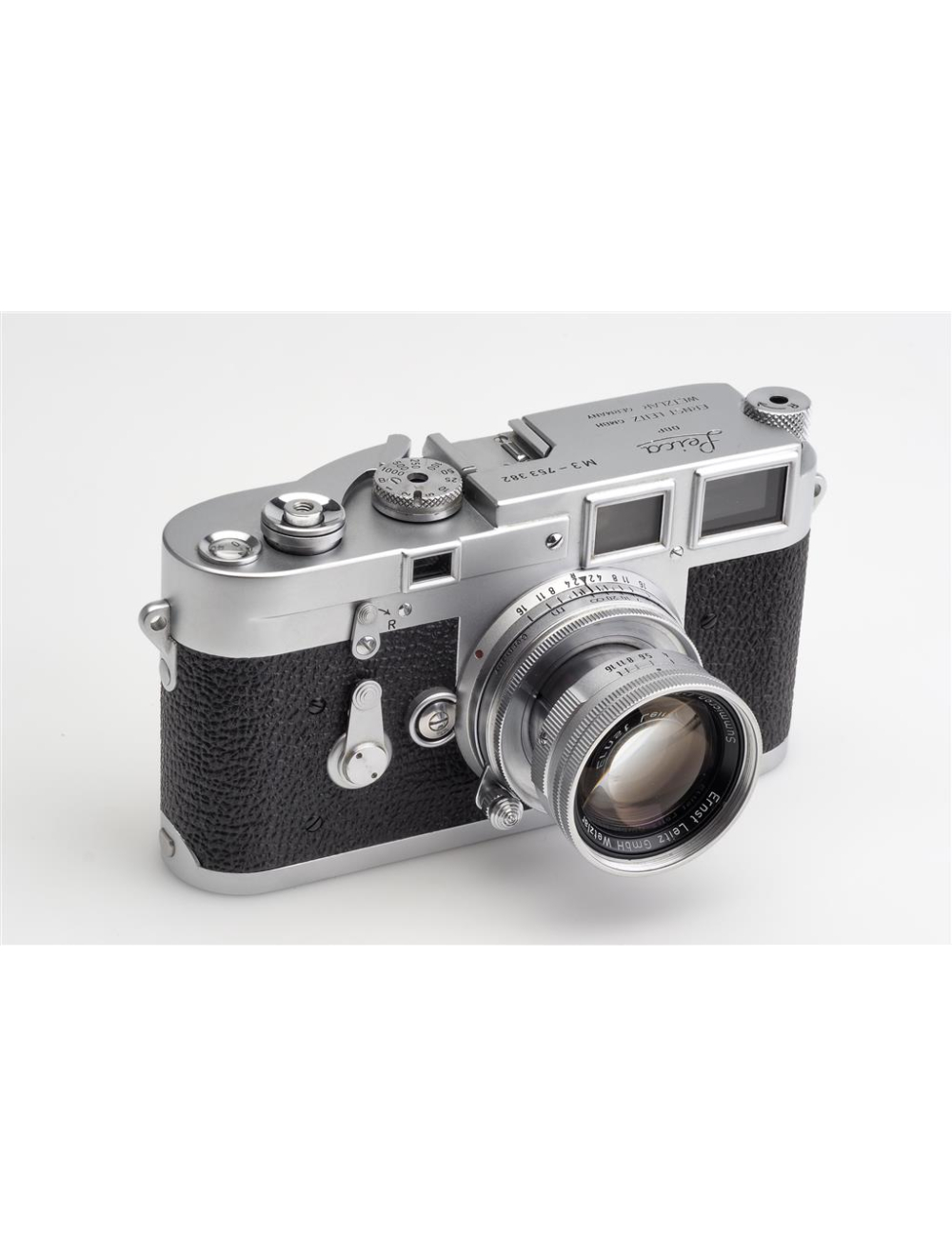 Leitz Leica M3 Chrome Double Stroke 753382 & Summicron 2/5cm | JO